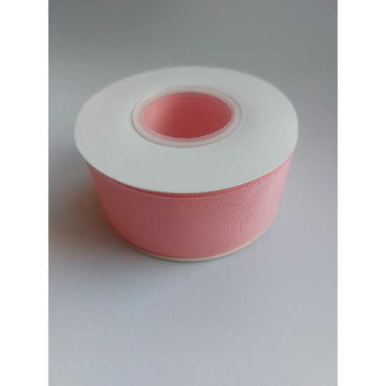 ОПТ Лента репсовая премиум 4 см*20 ярдов цв. розовый 253